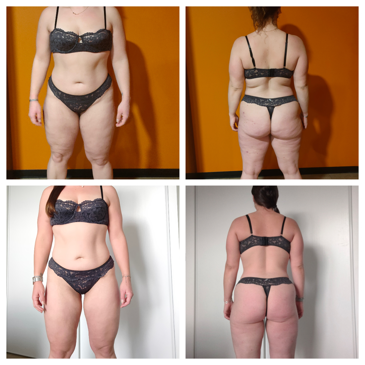 Un corps différent, pour 2kg de différence seulement